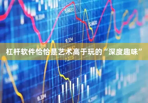 杠杆软件恰恰是艺术高于玩的“深度趣味”